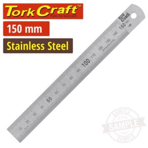 ME01015#1.jpg. STAINLESS STEEL150X19X0.8MM RULER