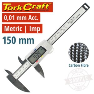 ME13150#1.jpg. VERNIER CARBON FIBRE 150MM METRIC / INCH DIGITAL 0.01MM ACC.