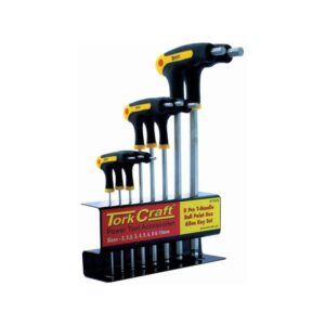 NT2636#1.jpg. BALL POINT T HANDLE 8PC HEX ALLEN KEY SET