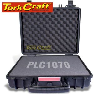 PLC1070#1.jpg. HARD CASE 410X340X220MM OD WITH FOAM BLACK WATER & DUST PROOF (443412)