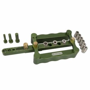 PTDJ06810#1.jpg. DOWEL JIG SELF-CENTERING 6/8/10MM ALUM. 16MM - 60MM RANGE