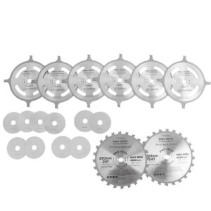 PTDS203#1.jpg. DADO SET 203MM X 15.88 X 24T 4 X 1/8" 3/32"1/16" CHIP 27.5MM
