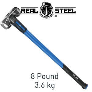 RSH0531#1.jpg. HAMMER SLEDGE CROSS STRIKE 3.5KG 8LB GRAPH. HANDLE 900MM REAL STEEL