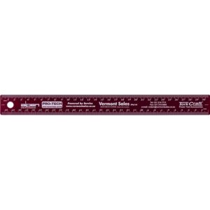 RULER 02#1.jpg. 300MM CORK BACKED STAINLESS STEEL RULER BLUE