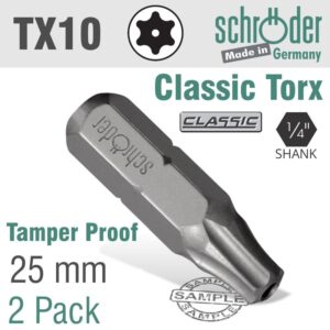 SC21842#1.jpg. TORX TAMPER RESIST T10H 25 2CD