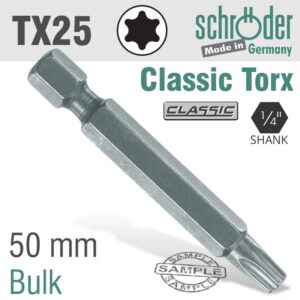 SC23879#1.jpg. TORX TX25 X 50MM CLASSIC POWER BIT BULK