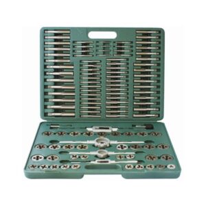 T9111#1.jpg. TAP & DIE SET 110 PCE - CARBON STEEL 2 - 18mm BLOW MOULD CASE