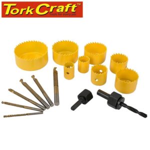 TCDK17#1.jpg. DOWNLIGHTER INSTALLERS KIT W/DR.SAWS 17PCE