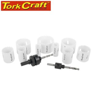 TCHSK13J#1.jpg. HOLESAW SET 13PC IN CASE BI-METAL