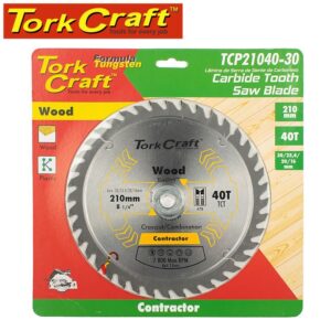 TCP21040-30#1.jpg. BLADE CONTRACTOR 210 X 40T 30-1-20-16 CIRCULAR SAW TCT