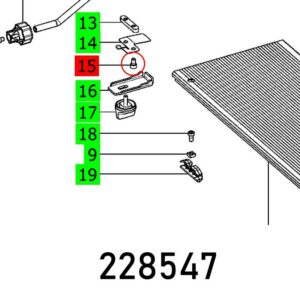 FES228547#1.jpg. FESTOOL Bolt, MFT 1080, M6X10