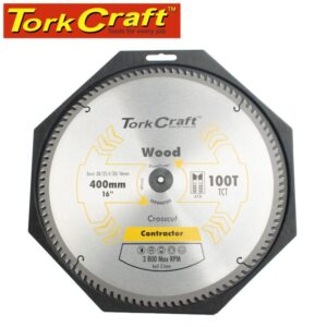TCP400100#1.jpg. BLADE CONTRACTOR 400 X 100T 30/1 CIRCULAR SAW TCT