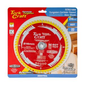 TCTK21660 #2 - PTR. TORK CRAFT Sawblade 216 X 30 X Z60 - 2.0mm Kerf - Wood