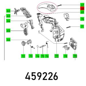 FES459226#1.jpg. FESTOOL Handle cover, TS 55EBQ