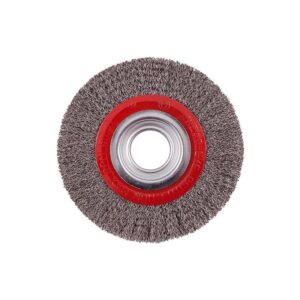 TCW SS150#1.jpg. WIRE WHEEL BRUSH 150MM X 25MM STAINLESS STEEL BENCH GRINDER