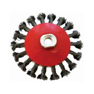 TCWB115-2#1.jpg. WIRE CUP BRUSH TWISTED BEVEL PLAIN 115MMXM14 BLISTER