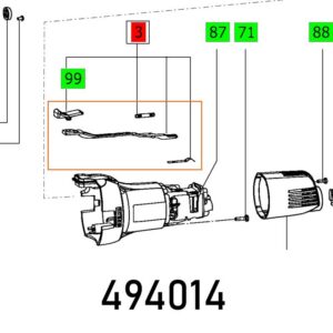FES494014#1.jpg. FESTOOL Switch Link Assy, DF500Q