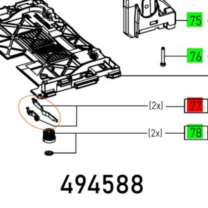 FES494588#1.jpg. FESTOOL Guide for Base, TS 55EB