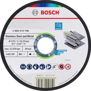 2608619768 - PTR. BOSCH Cutting Disc, 125mm, INOX, 1.6mm