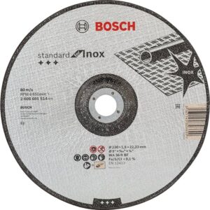 9_1.9_-2608601514 - PTR. BOSCH Cutting Disc, 230mm, Steel, S/Steel 1.9mm