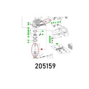 FES205159#1.jpg. FESTOOL Gear Shaft (DF700)
