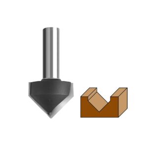 V905108 #3. BETOP V - Grooving, 51.0 x 35.0mm x 90 Deg - 1/2" Shank