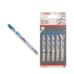 T118G#2.jpg. BOSCH | Jigsaw Blades T118G Straight Metal Cuts - Pack Of 5