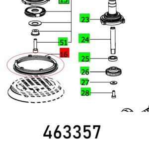 FES463357#1.jpg. FESTOOL Dust Ring, RO 125 FEQ