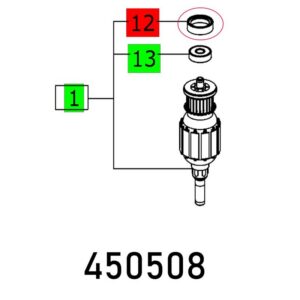 FES450508#1.jpg. FESTOOL Rubber ring, ETS150/3 & 5