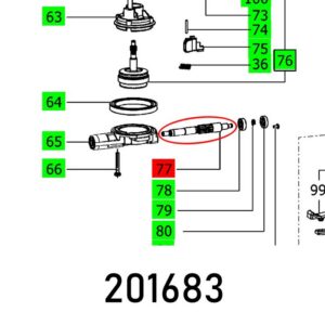 FES201683#1.jpg. FESTOOL Cutter spindle (DF500)