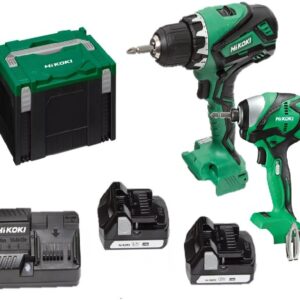 SPECIALS16 #1. HIKOKI | Combo Kit Impact Drill & Impact Driver, 18V Cordless | DS18DJL/WH18DSDL