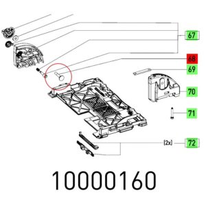 FES10000160#1.jpg. FESTOOL Clamping screw, TS55REBQ