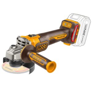 CAGLI27153 #1 - PTR. INGCO Angle Grinder - 115mm Cordless, 20.0v - (Brushless)- SOLO