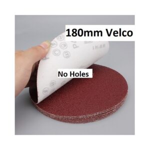 VELDIS180X040 - PTR. Velcro Sanding Discs, 180mm, 040 #, Pack - 5