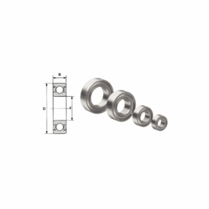 DIM1919210#1.png. BETOP Bearing, 15.00 x 25.40 - 0.591 x 1 Inch