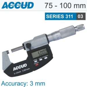 AC311-004-03#1.jpg. DIGITAL OUTSIDE MICROMETER 75-100MM 0.00