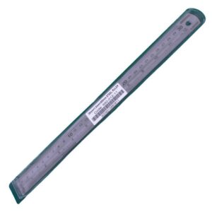AC990-012-11#1.jpg. RULER 300MM S/STEEL 0.11MM ACC 0.5MM GRAD.