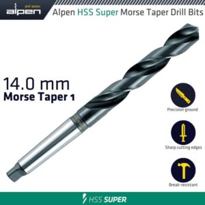 ALP20214#1.jpg. HSS SUPER 14MM MORSE TAPER 1 SHANK