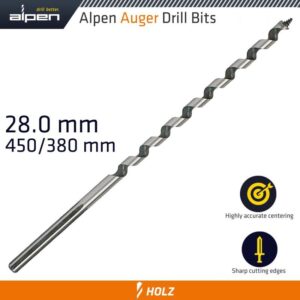 ALP22628#1.jpg. WOOD AUGER DRILL BIT 28 X 450MM