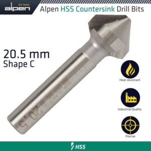 ALP23200205#1.jpg. HSS COUNTERSINK 90 20.5 DIN 335 SHAPE C