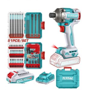 tosli25078401 - PTR. TOTAL | Impact Driver, Cordless, 20.0v - TOSLI250784 - SET