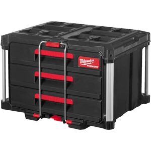 4932472130 #1. MILWAUKEE | Packout Tool Case With 3 Drawers