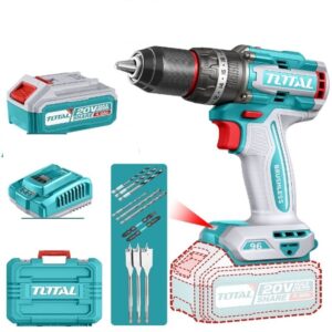 total-20v-cordless-drill-96nm - PTR. TOTAL | Impact Drill Driver, Cordless, 20v 4.0Ah - TIDLI20968 (Brushless) - 96Nm