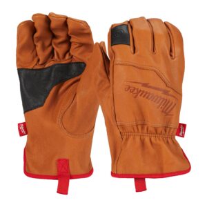 493248125. MILWAUKEE | Leather Gloves 10/XL