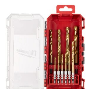 4932493865 #1. MILWAUKEE | RED HEX - SHOCKWAVE™ HSS-TiN Metal Drill Bits