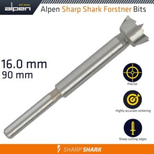 ALP239016#1.jpg. FORSTNER DRILL BIT SHARP SHARK 16MM