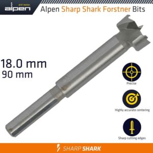 ALP239018#1.jpg. FORSTNER DRILL BIT SHARP SHARK 18MM