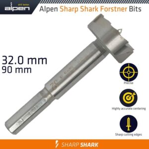 ALP239032#1.jpg. FORSTNER DRILL BIT SHARP SHARK 32MM