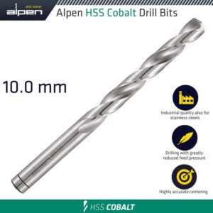 ALP62310#1.jpg. HSS COBALT DRILL BIT 10MM