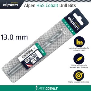 ALP62313#1.jpg. HSS COBALT DRILL BIT 13MM